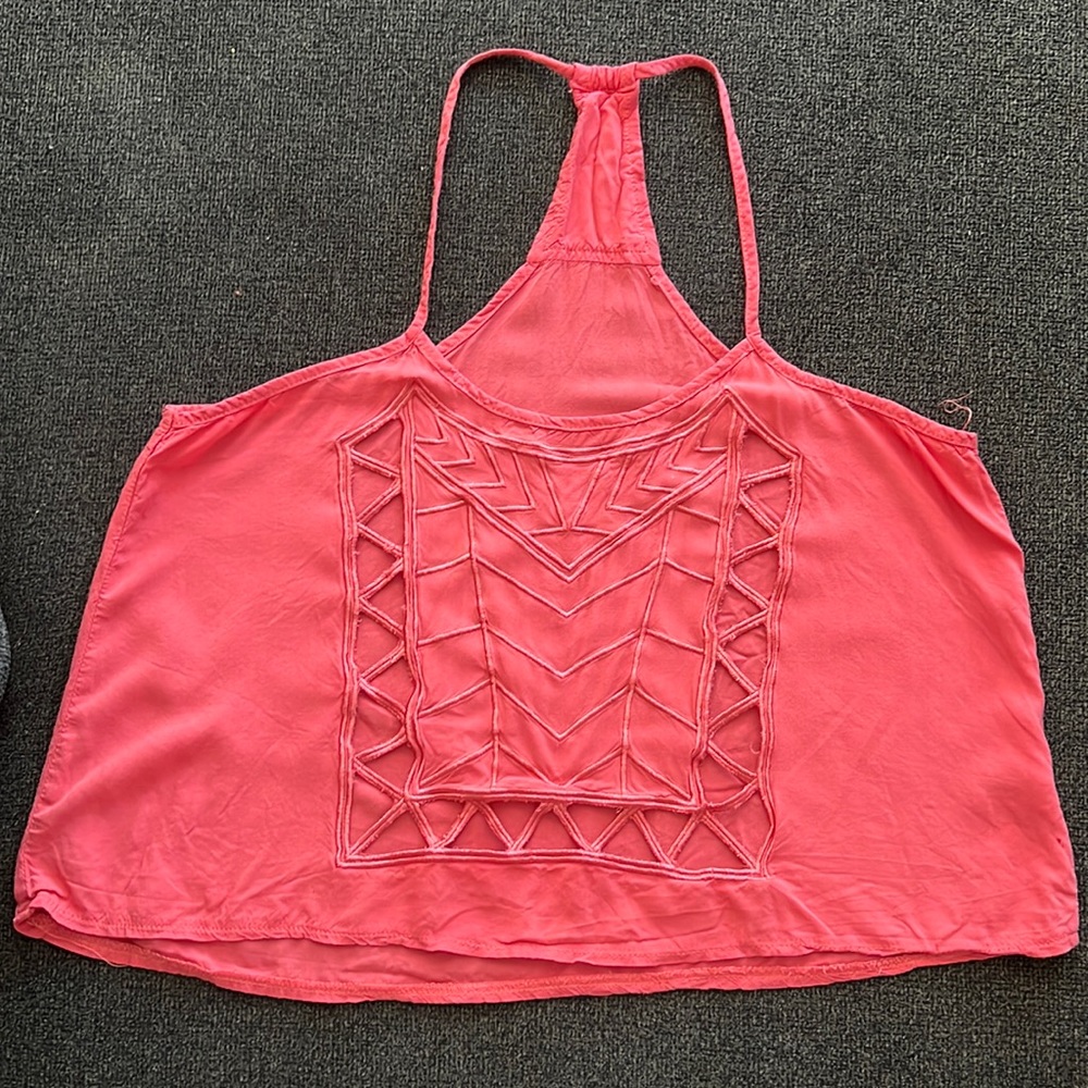 Pink tank top